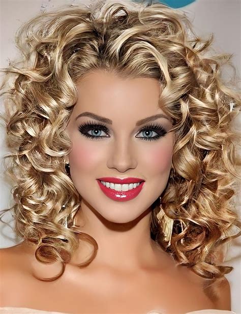Hairdo For Long Hair, Curly Hair Tips, Curly Hair Styles, Medium Permed ...