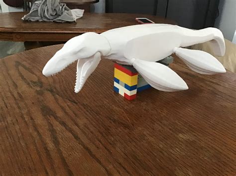 3D file building bloks dinosaur mosasaurus・3D printer design to ...