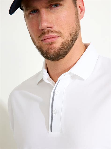 Mens Pikewood drycool polo - white Polo shirts - MEN | Golf clothing ...