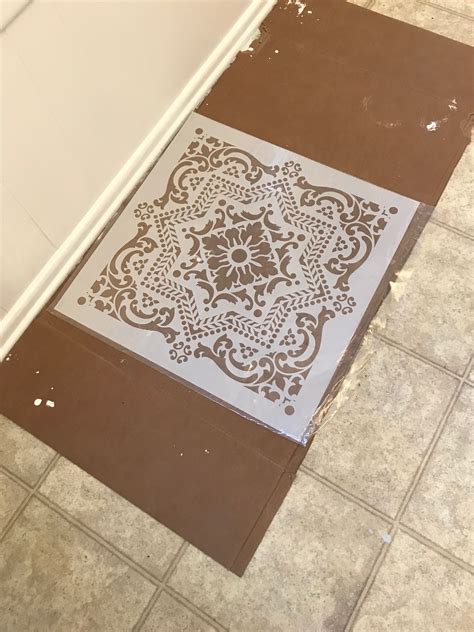 Royal large stencils | Floor makeover, Stenciled floor, Stencils wall