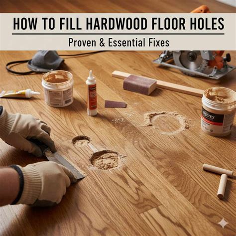 How to Fill Hardwood Floor Holes: Proven & Essential Fixes ...