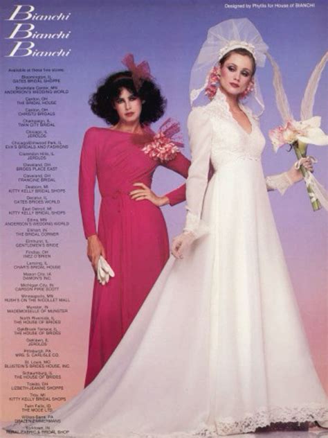 Vintage Bianchi Bridal Gown & Bridesmaid Look (1980s Editorial)🌹 | 70s ...
