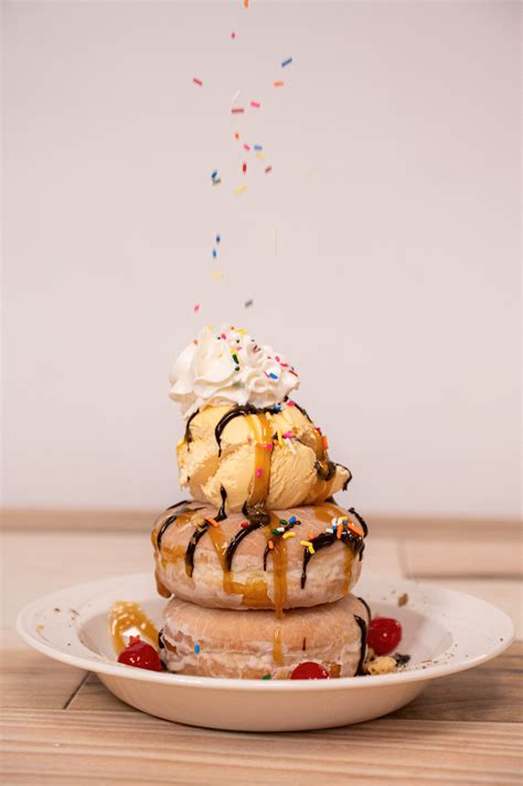 Donut Ice Cream Sundae | Upper Lakes Foods