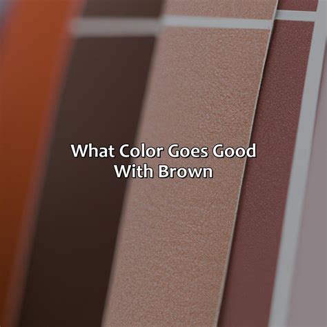 What Color Goes Good With Brown - colorscombo.com