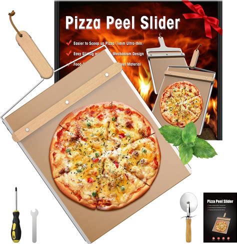 Amazon.com: Non-stick Sliding Pizza Peel Great For Beginners,large ...