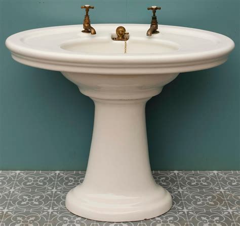 Antique Oval Shaped Pedestal Sink at 1stDibs | antique pedestal sink ...