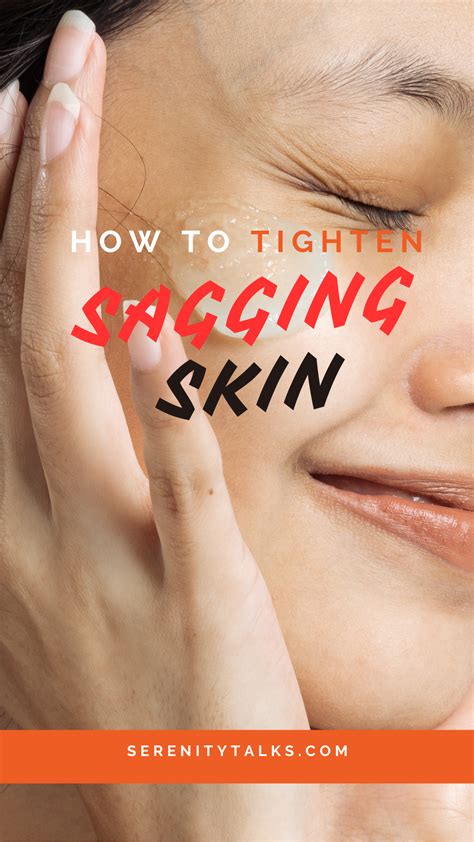How to Tighten Sagging Skin | Face sagging skin tightening, Saggy skin ...