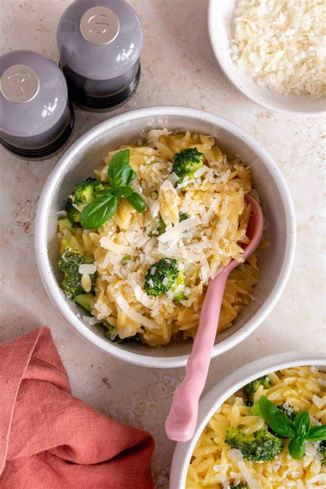 Cheesy Broccoli Orzo - One Pot Only — easy recipes using one pot only!
