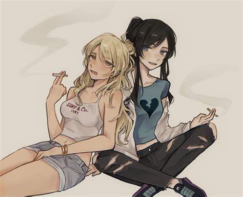 nicole and jecka (class of 09) drawn by cosineten | Danbooru