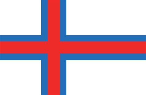 Flag of the Faroe Islands image and meaning The Faroese flag - Country ...