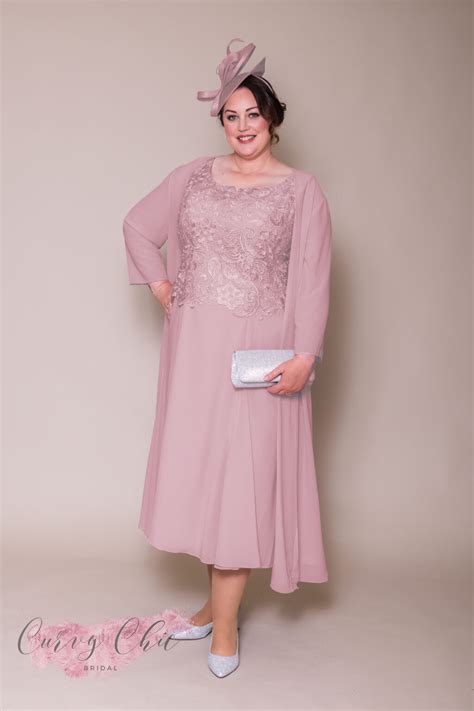 Jayne Dress in Blush, Silver or Navy | Curvy Chic Bridal | Plus Size Mother of the Bride/Groom