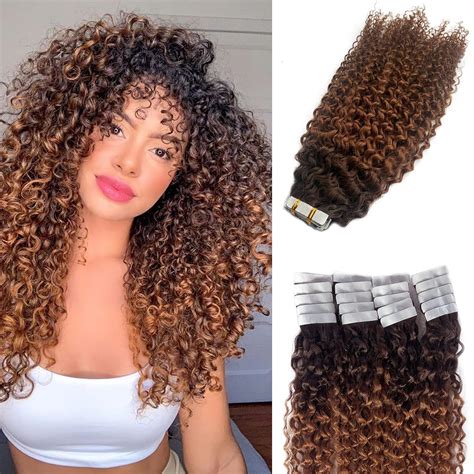 Amazon.com : Valiilo Culry Tape in Extensions for White Women Real ...