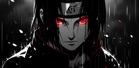 Itachi Uchiha Manga Style Wallpaper by patrika