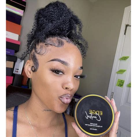 Edge Control Hair Gel Strong Hold Thick Edges Styling Gel Non Greasy ...