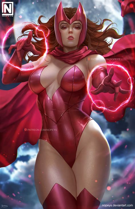 Scarlet Witch by NOPEYS : r/Marvel