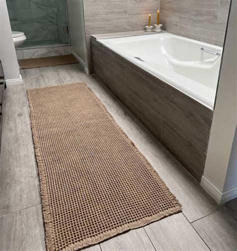 SHIMOH Waffle Bath Mat, Super Absorbent Non-Slip Bath Mats for Bathroom ...