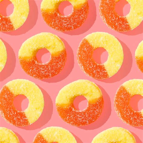 Gummy Peach Rings