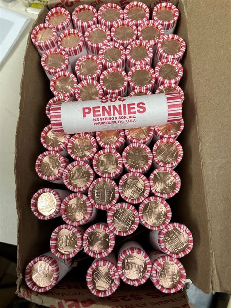 2024 P Roll Pennies Uncirculated (50) - Steinmetz Coins & Currency