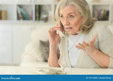 Upset Old Woman Suddenly Feeling Sharp Pain In Wrist, Arthritis Health ...