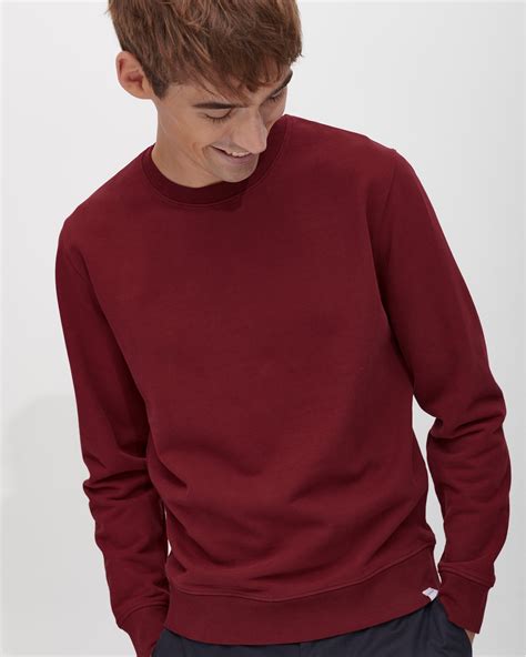 Perfect Red Sweatshirt for Men | 400GSM Organic Cotton