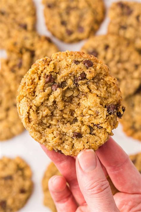 Almond Flour Oatmeal Cookies (Vegan) - Running on Real Food