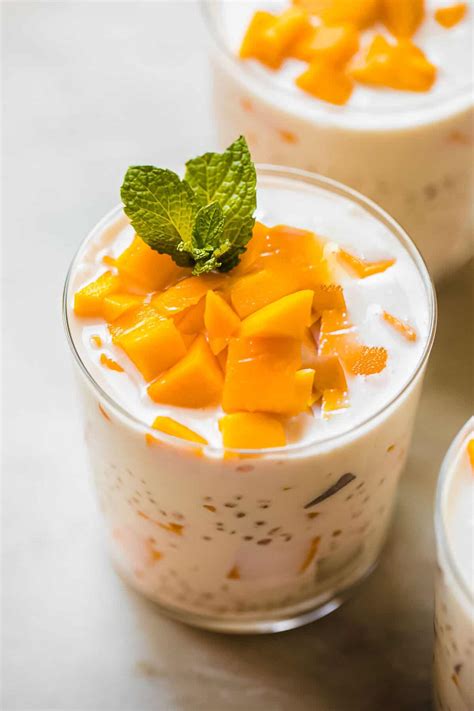 Mango Bango Recipe (Mango Sago Dessert) | Little Spice Jar