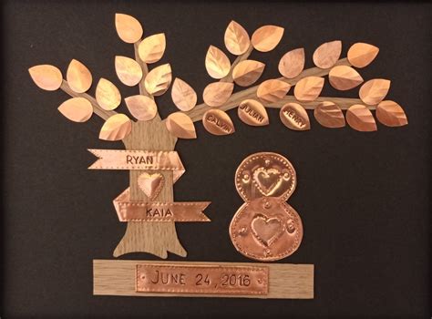 8th Wedding Anniversary Gift Bronze Wedding Eighth Wedding - Etsy