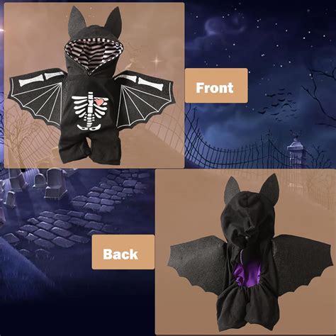 SEIS Dog Bat Costume with Wings Funny Halloween Pet India | Ubuy