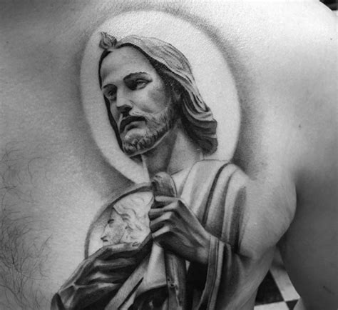 Tatuajes de San Judas Tadeo: Historia, significados - Tatuajes Geniales