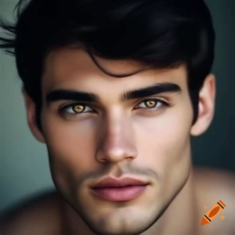 Italian male models in fur coats with fluffy feather dusters on Craiyon