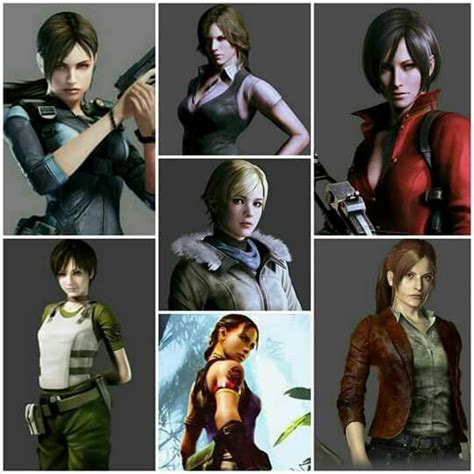 Resident Evil Female Characters - Jill Valentine & Helena Harper & Ada ...