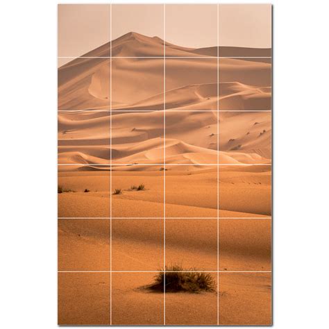 Picture-Tiles.com 17" x 25.5" Ceramic Desert Photo Decorative Mural ...
