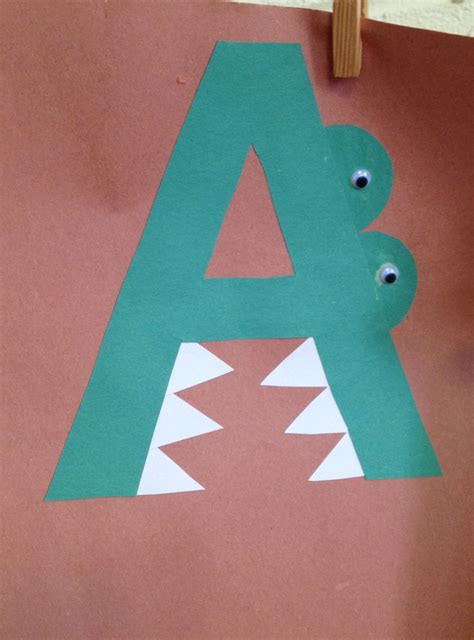 Pin by Regina O'Donnell on Preschool Letter Crafts | Letter a crafts ...