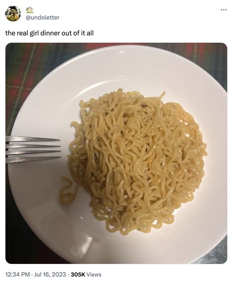 Girl Dinner: Image Gallery (Sorted by Oldest) | Know Your Meme