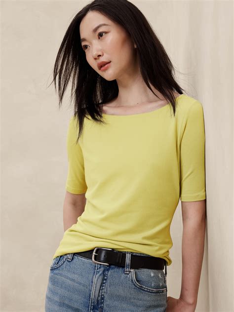 Women's Elbow Length Tee Shirts | Gap