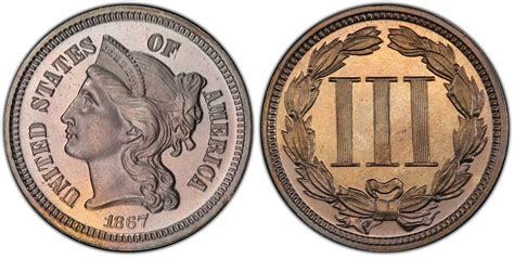 Images of Three Cent Nickel 1867 3CN - PCGS CoinFacts