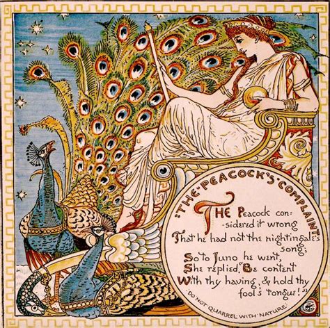 Juno and the Peacock | Walter crane, Peacock art, Craft artists