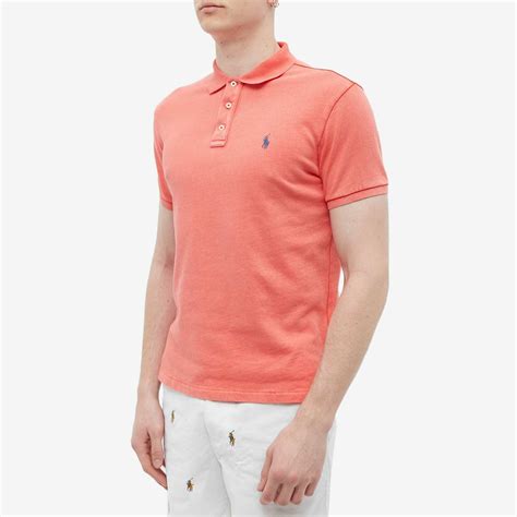 Polo Ralph Lauren Men's Spa Terry Polo Shirt in Red Reef Polo Ralph Lauren