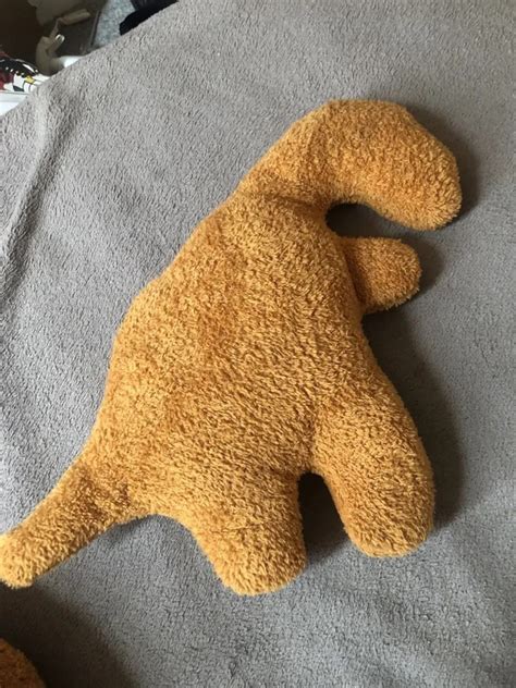 Dino Nugget Plushy Chicken Nugget Plush Dinosaur Chicken - Etsy