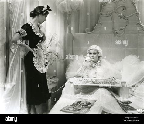 DINNER AT EIGHT 1933 MGM film with Jean Harlow as Kitty Packard having ...