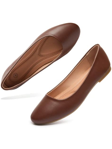 hash bubbie Women's Flats Shoes Ballet Flats Dress Shoes Comfortable PU ...
