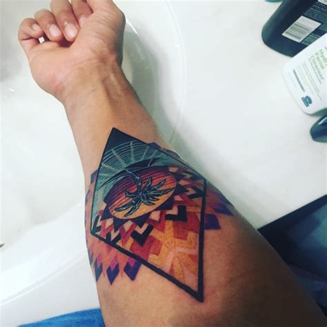 Just got my Outrun themed tattoo at Steel and Ink tattoo, St. Louis ...