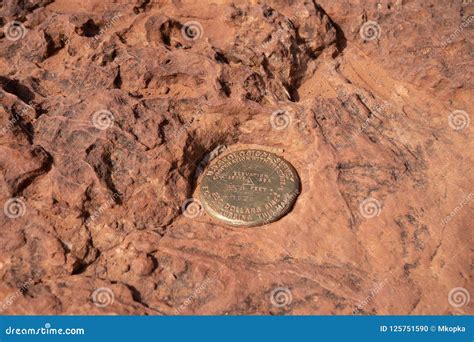 Summit Geological Survey Marker Shows The Elevation Of The Highest Point In Zion National Park ...