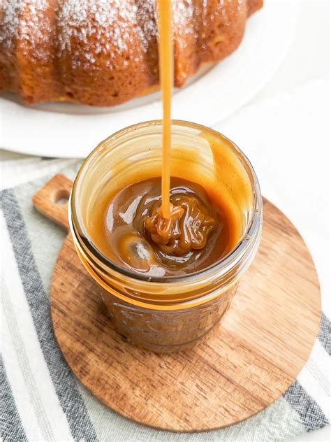 Easy Brown Sugar Caramel Sauce (without Cream) - Midwestern HomeLife