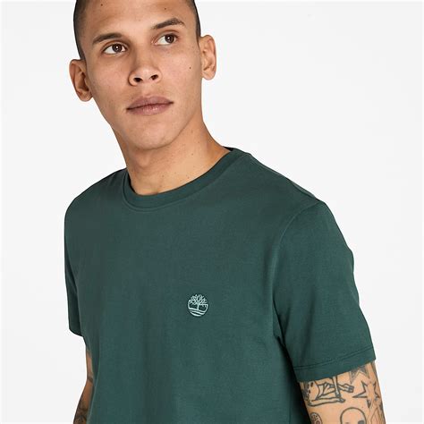 Dunstan River Short-Sleeve T-Shirt for Men in Dark Green