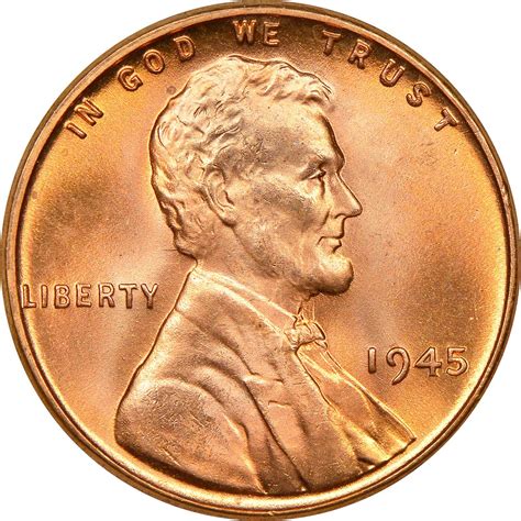 1945 Lincoln Wheat Penny Prices | Ungraded, NGC, PCGS Values