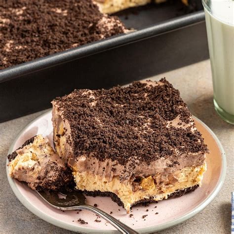 Peanut Butter Lasagna | Recipe | Chocolate dessert recipes, Creamy ...