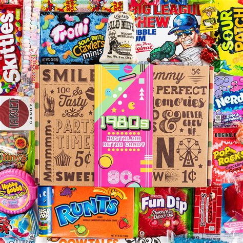 Amazon.com : VINTAGE CANDY CO. 1980s RETRO CANDY GIFT BOX - 80s ...