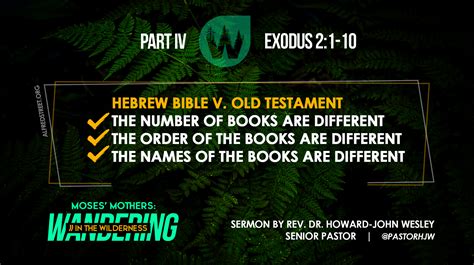 Alfred Street Baptist Church | Part 4: Moses’ Mothers