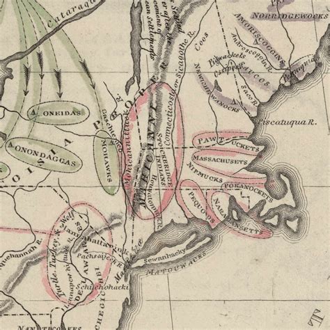 Historic Indian Tribes Mapped in Willard’s 1829 Atlas of the United ...